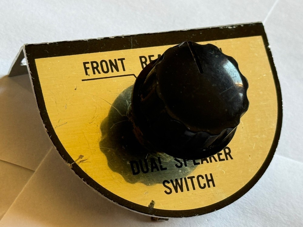 Vintage Car Speaker Switch Front/Rear/Both (3 Position)