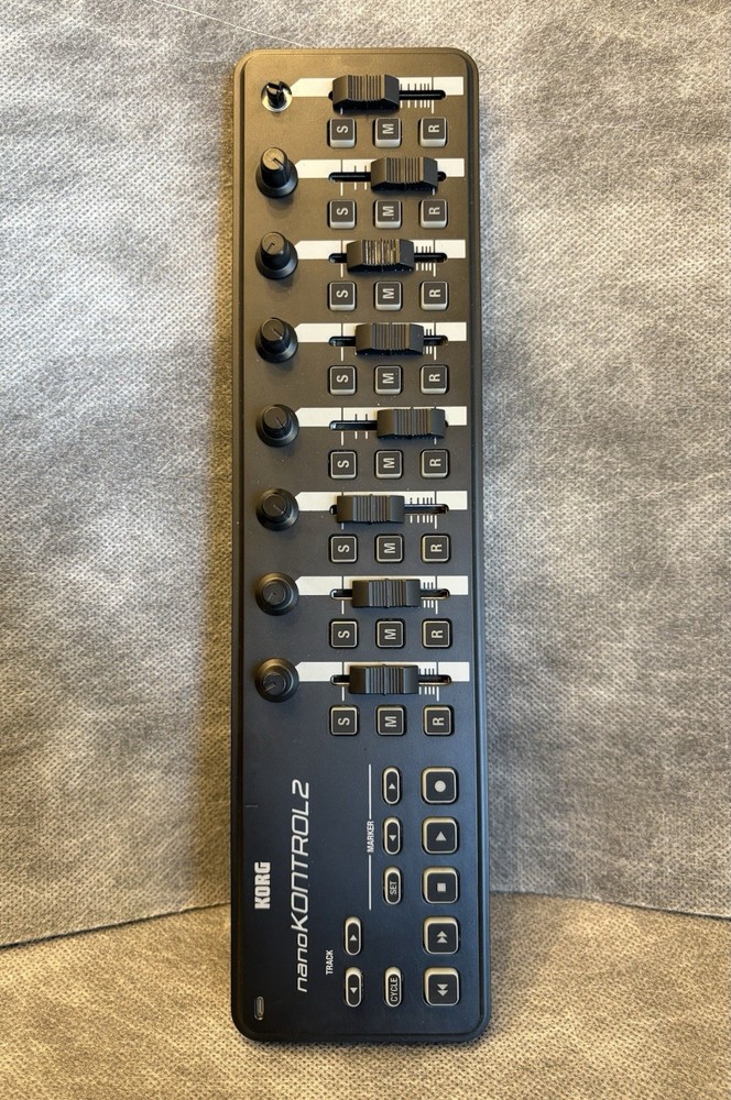 Korg nanoKONTROL2 Black Slim-Line USB Controller Model nanoKNTRL2
