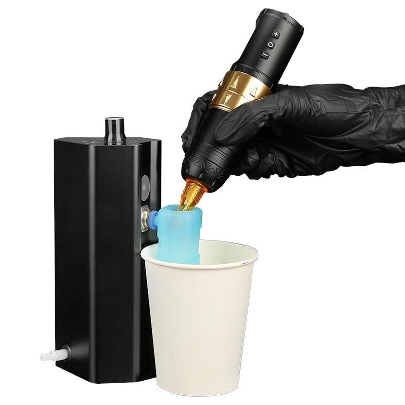 PWRNTGE Tattoo Needle Cleaner Automatic Sensor Machine Cartridge Wash