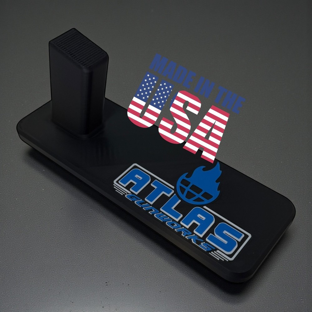 Atlas Gunworks Double Stack Pistol Display Stand Black