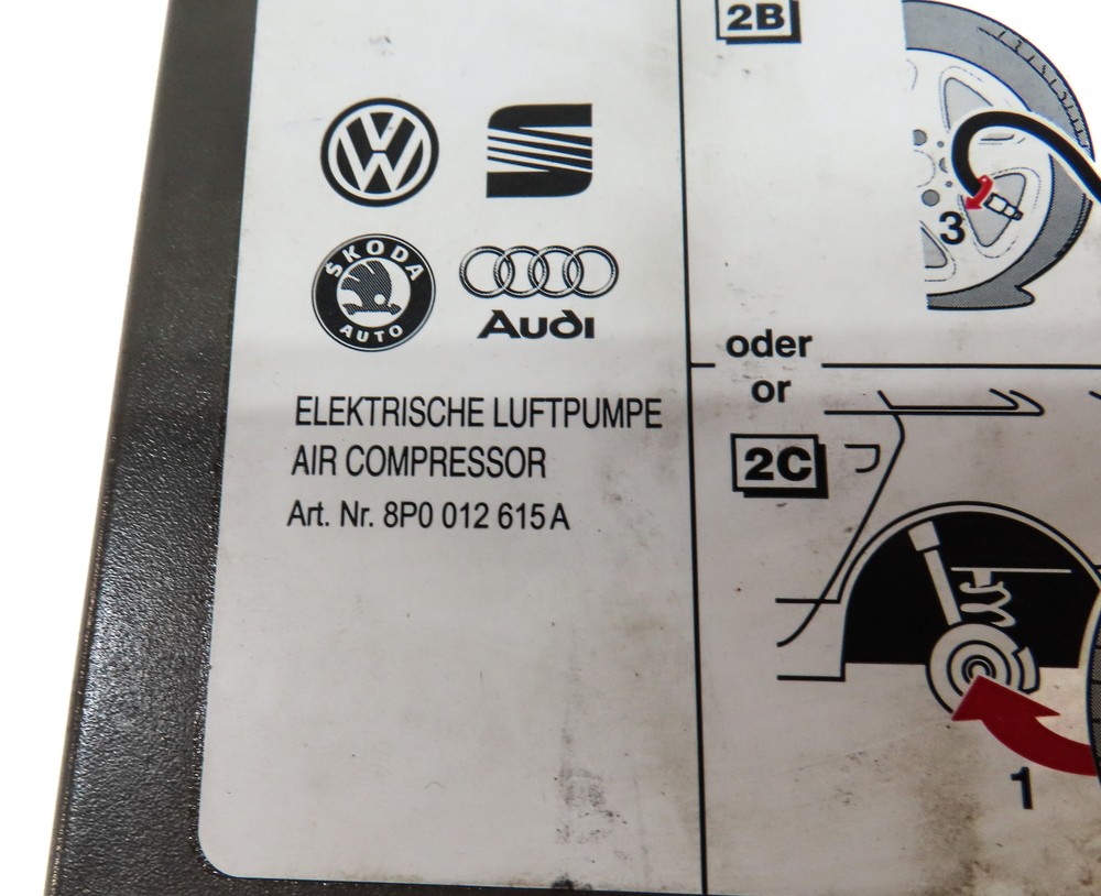 2012 AUDI Q7 (4L) EMERGENCY ROADSIDE FLAT TIRE AIR COMPRESSOR INFLATOR