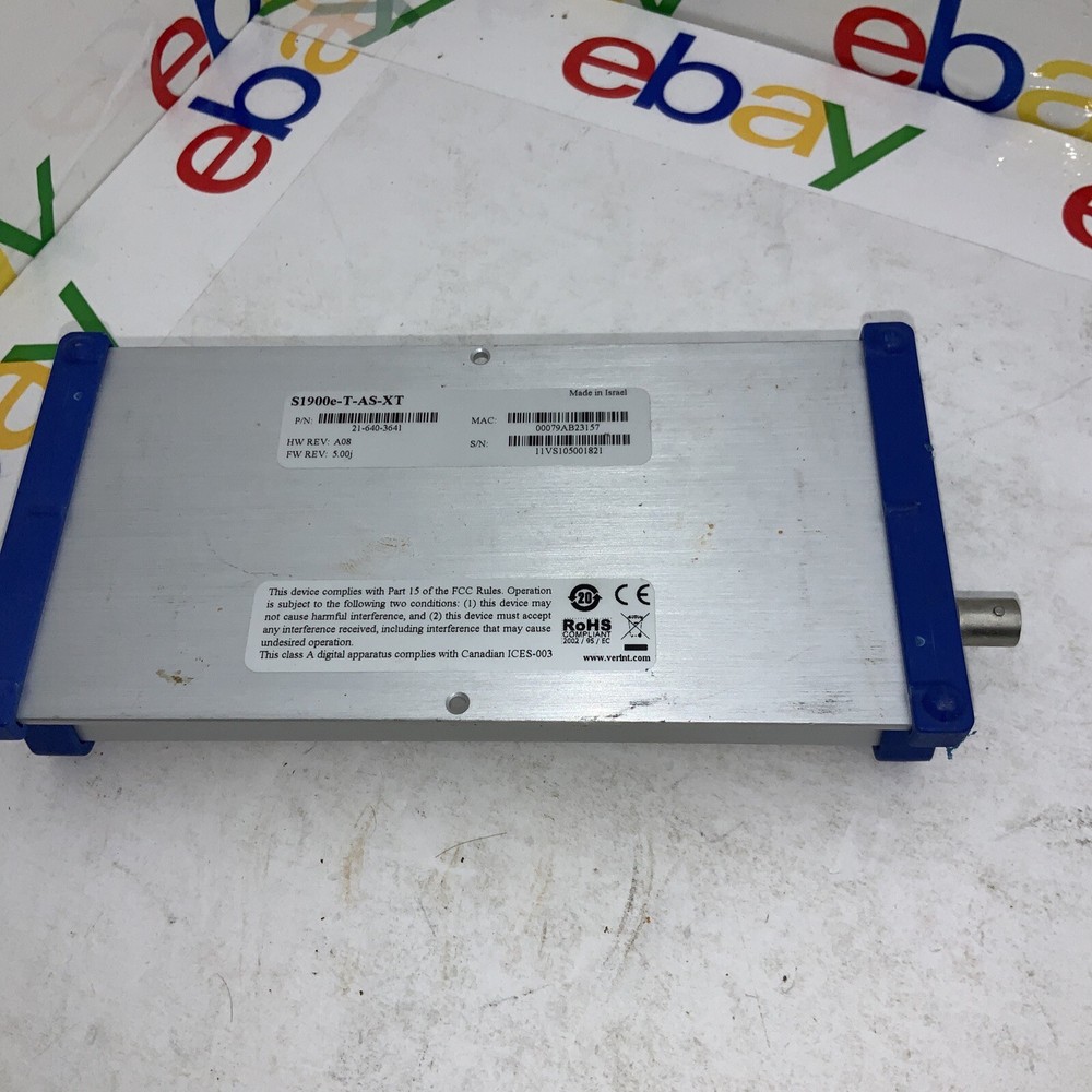VERINT S1900 Nextiva S1900e-T-AS-XT Networked Video Server / Used