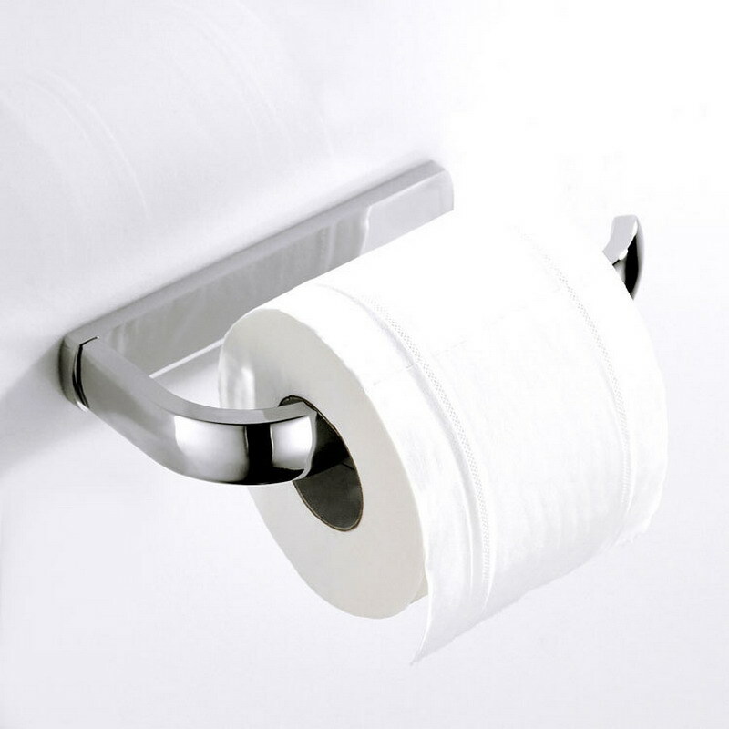 Polished Chrome Brass Wall Mounted Bathroom Accessories Bath Hardware Set