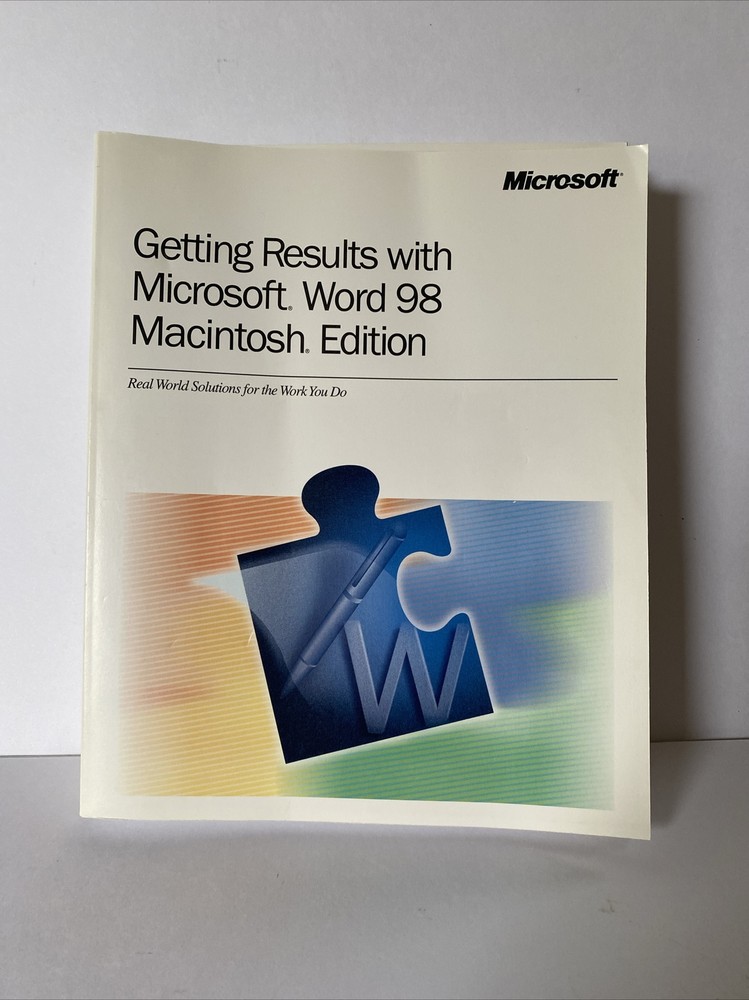 Microsoft Office 98 Gold Macintosh Edition Complete retail box