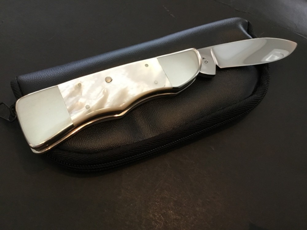 Custom Ray Cook Master Smith MOP Slipjoint Folder Folding Knife