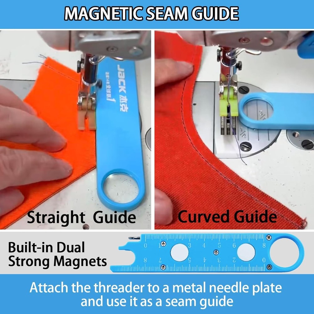 Quick Automatic Needle Threader for Sewing Machine, 4 in 1 Multitool with Built-