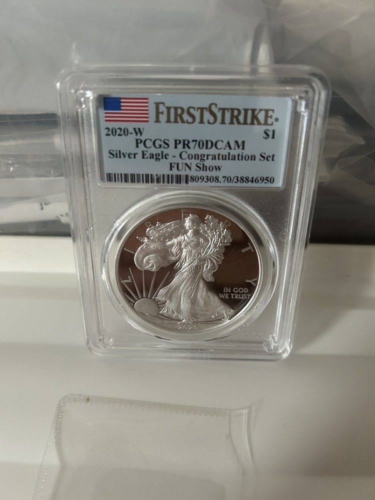 2020-W $1 Silver Eagle PCGS PR70DCAM First Strike
