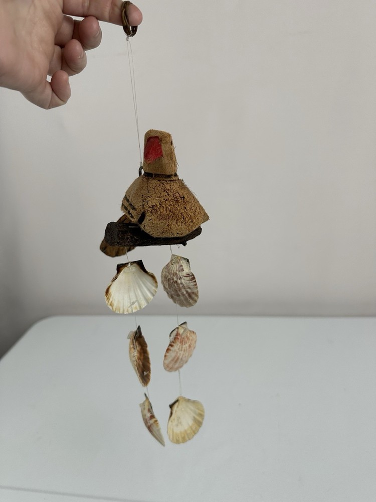 Handcrafted Bird Sea Shell Wind Chime