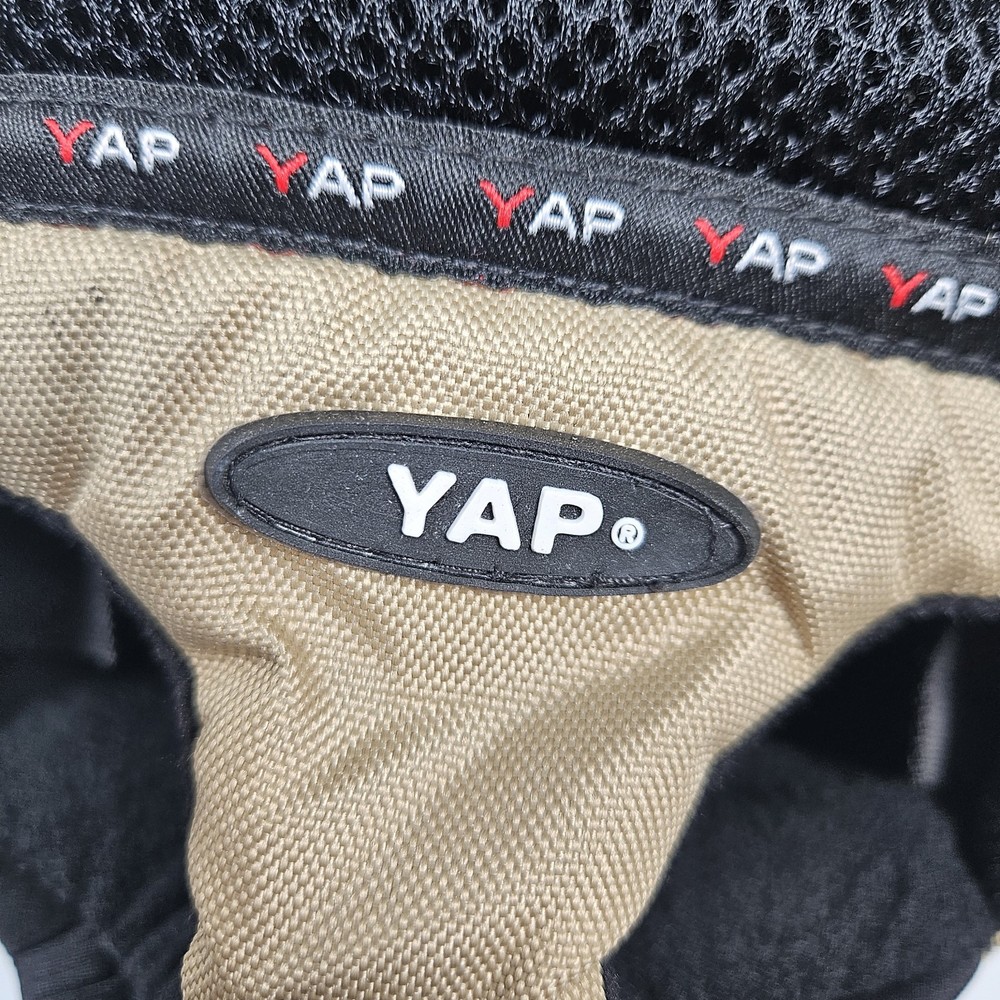 YAP SAK Medium Long Backpack Supportive Dog Pet Carrier Tan Black