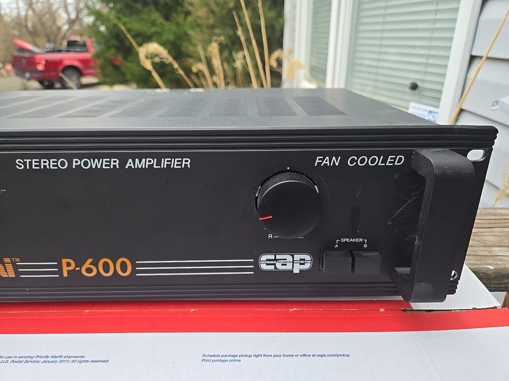 GEMINI P-600 Stereo Power Amplifier, UNTESTED, AS IS, READ**