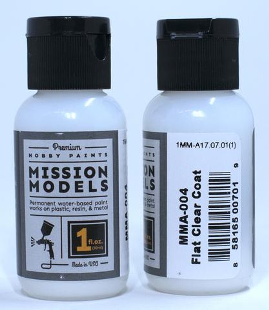 Mission Models Flat Coat Clear 1fl oz  MMA-004