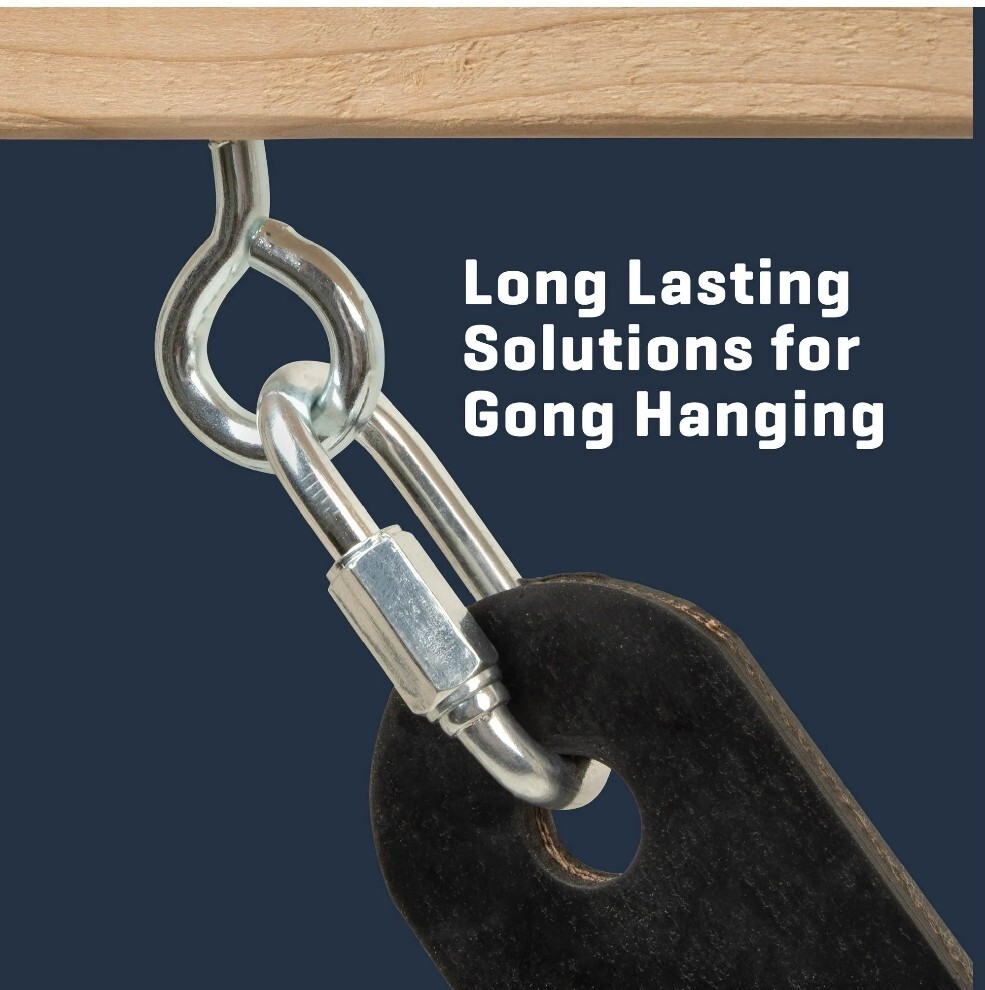 ***EZ Aim Gong Shooting Target Hanging Kit (Rubber Strap) 8" Length***