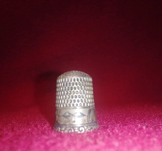 Vintage Sterling Thimble #6