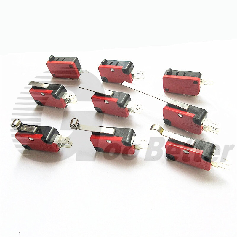 Microswitch Limit Switch Long Curved Roller Lever Snap Action Micro Limit Switch