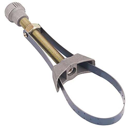 1PC Car Auto Motorcycle Oil Filter Tool Strap Wrench Diameter Adjustable 60mm