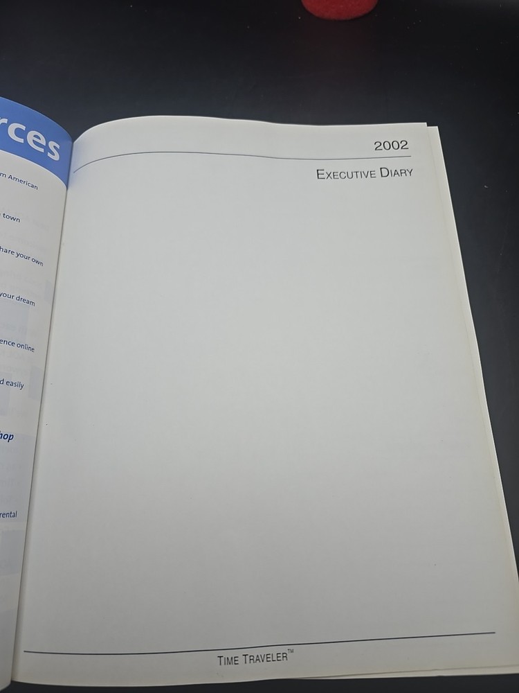 Vintage AOL Desk Planner 2002