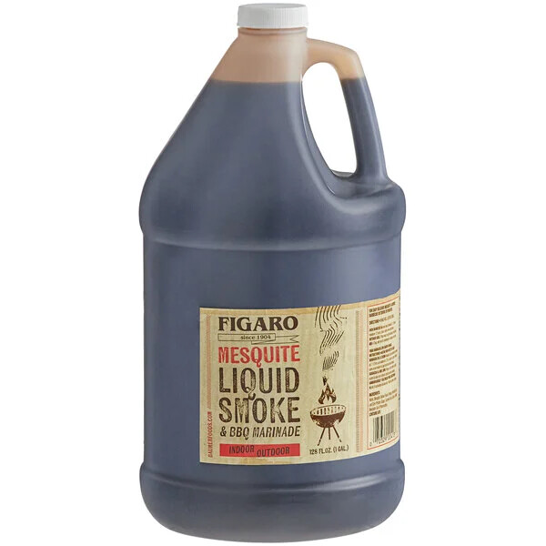 Figaro 1 Gallon Mesquite Liquid Smoke and Marinade