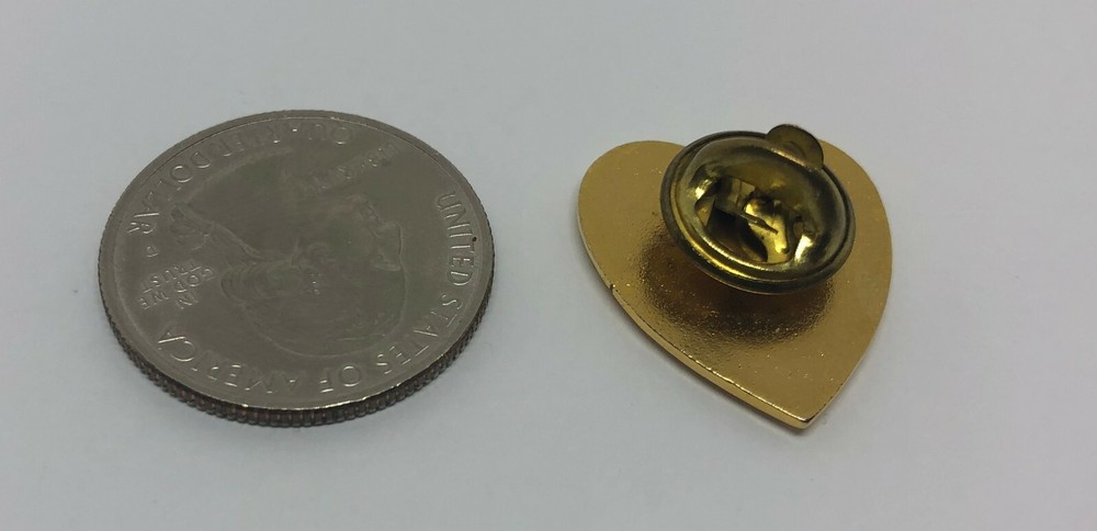 I Care Heart w/ Rose Pin