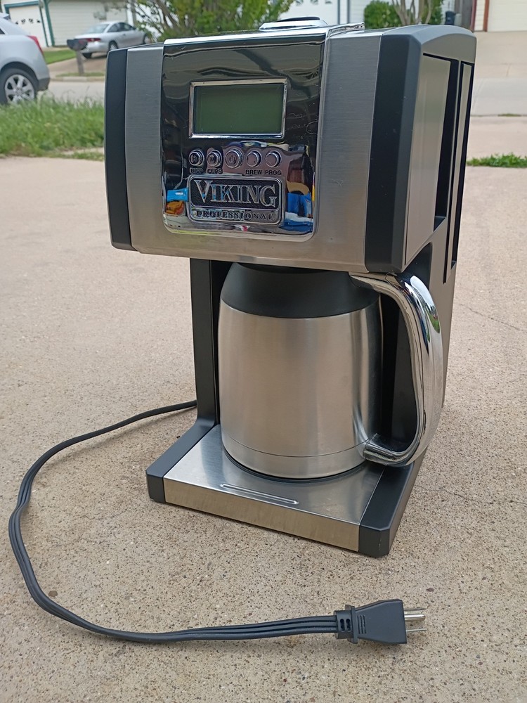 Viking Professional Programmable 12 Cup Coffee Maker Model Vccm12 Tested! NICE!