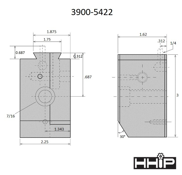 KDK STYLE-0 QUICK CHANGE TOOL POST (3900-5422)