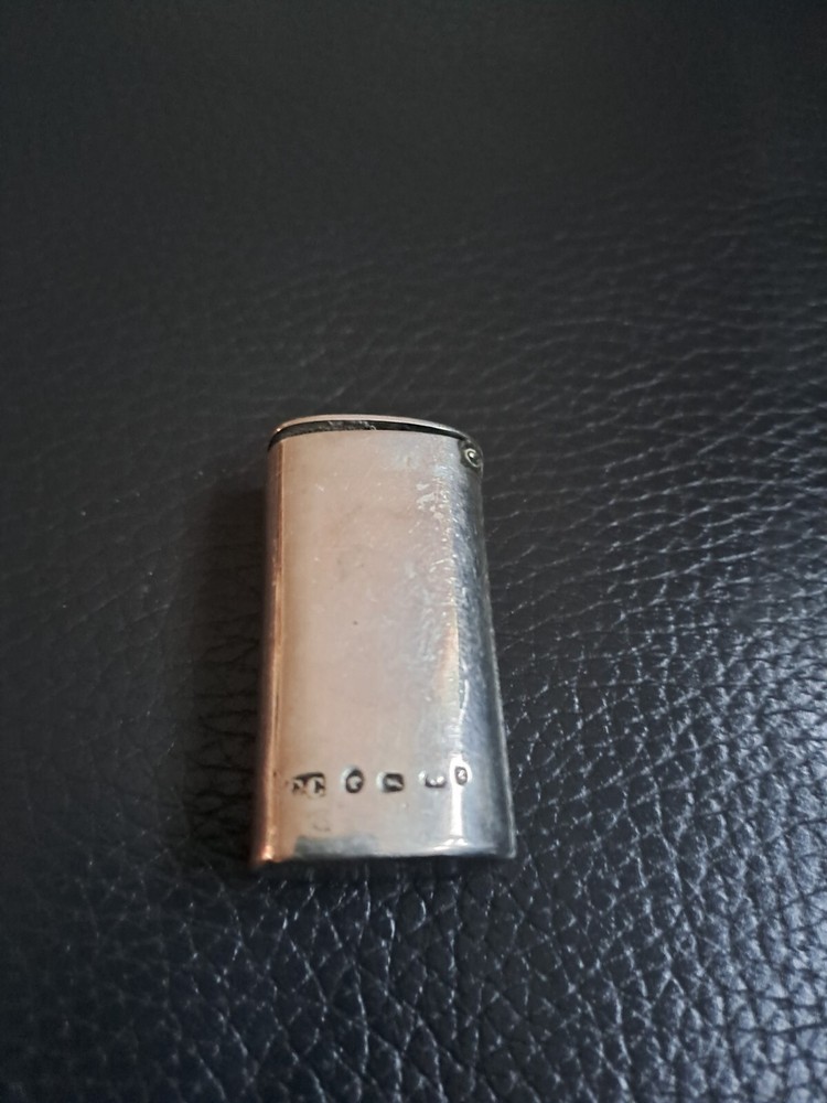 Hallmarked silver Vest Match Case 1874-5 Birmingham Maker SS