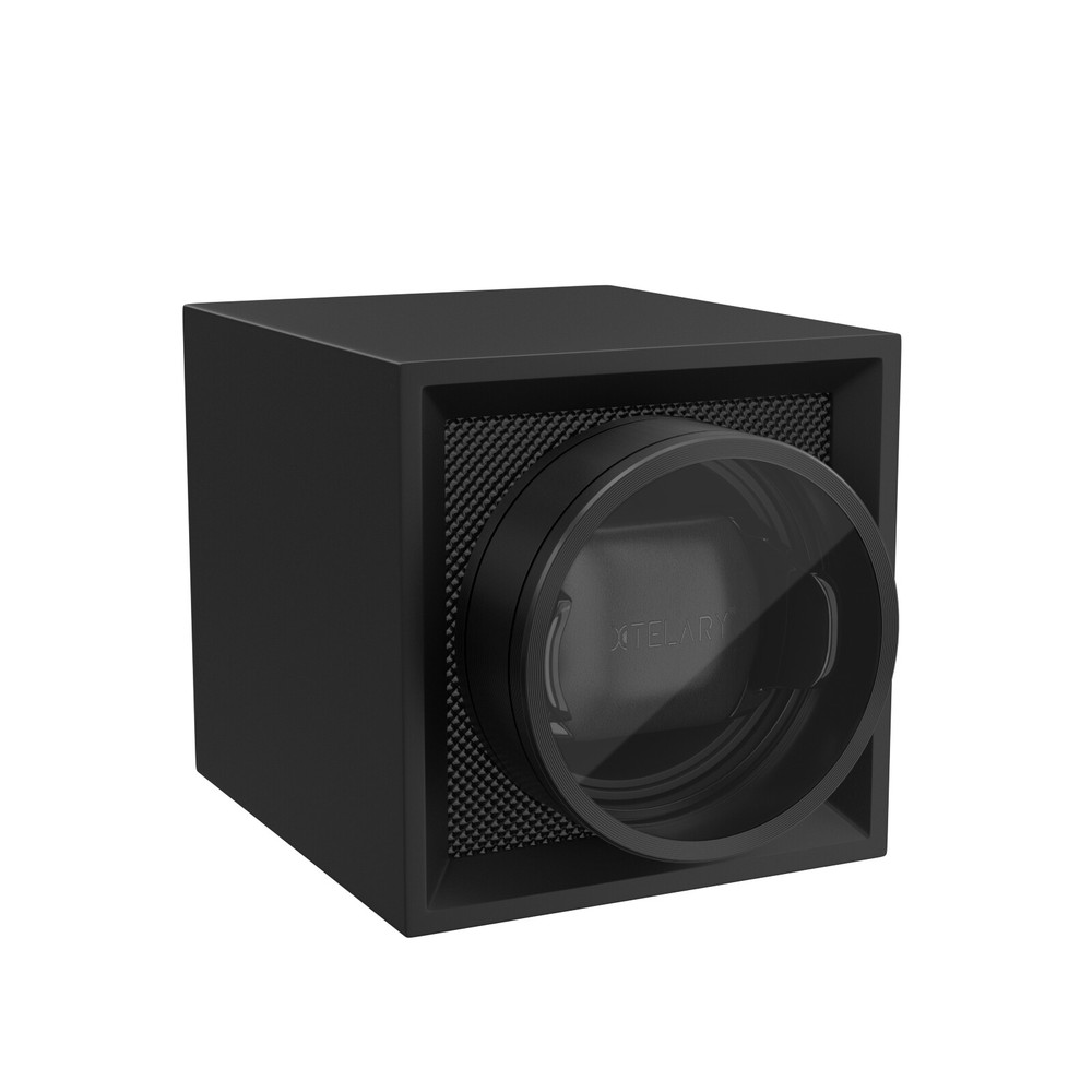 Automatic Single Watch Winder Box Display Storage Case with Dustproof Cover Gift
