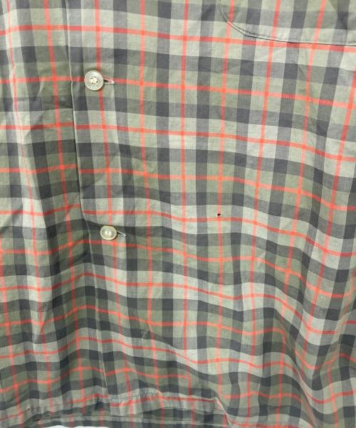 TOWN CRAFT Checked collar shirt gray