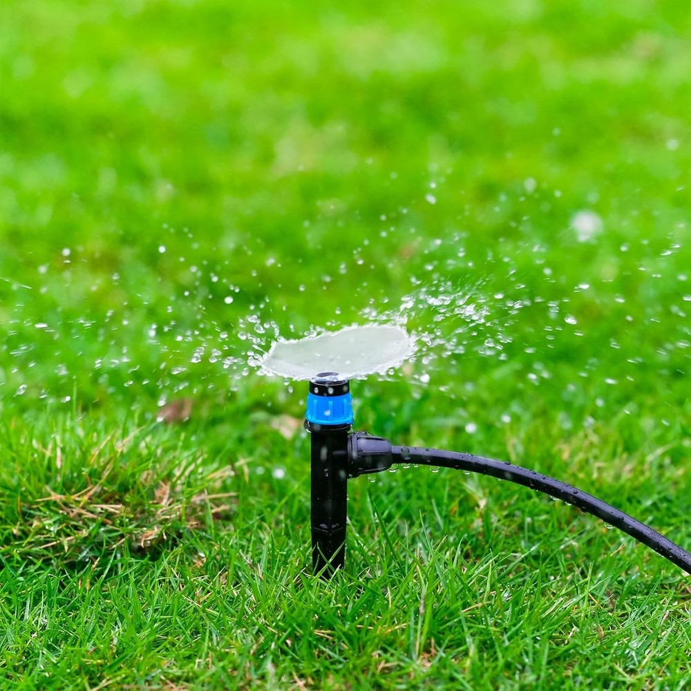 Versatile Drip Irrigation Emitters: 25pcs Adjustable Drippers for Garden Use