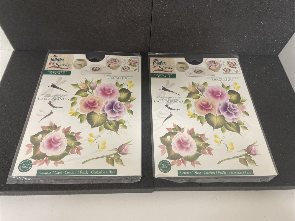 Plaid Decals Rub On transfers Large Lot