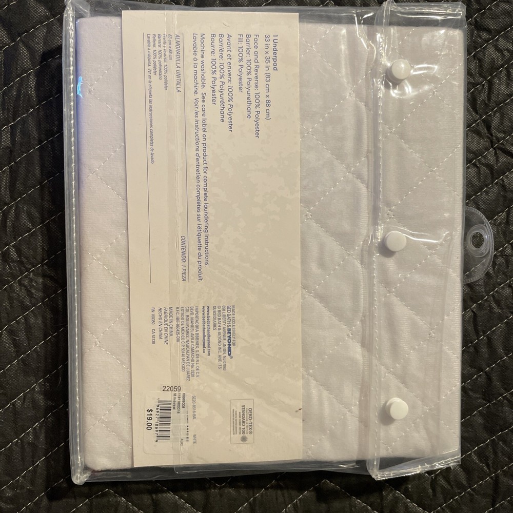 Simply Essential Waterproof Underpaid (One Size) 33” x 35”