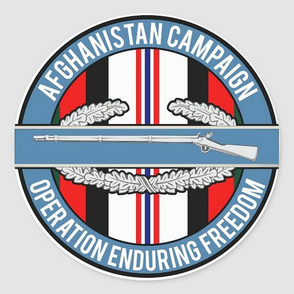 US CENTCOM 4" x 4" Square overall decal. Window /Bumper Sticker.