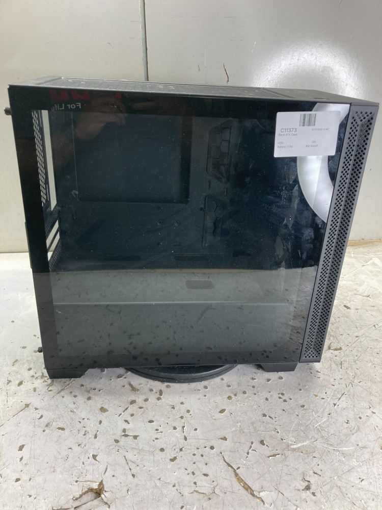Black mATX Desktop Computer Case