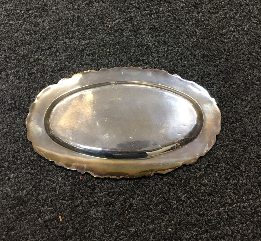 Silverplated Oval Platter Serving Dish 8"X5", VINTAGE