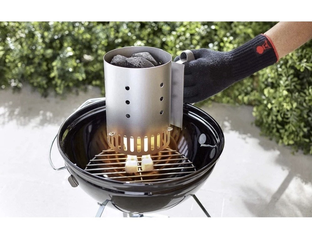 Weber Rapidfire Compact Chimney Starter Charcoal Grill Accessory
