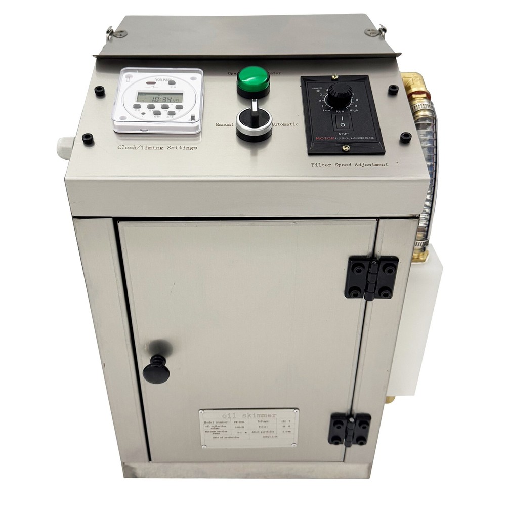110V Cutting Fluid Float Oil and Water Separator for Industrial Machine Tools