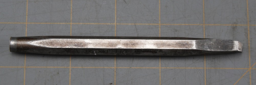 Snap On Tools PPC19B 5-3/4" Diamond Point Nose Chisel
