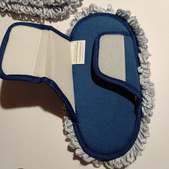 MICROFIBER MOPPING/DUSTING SLIPPERS BY CAMPANELLI