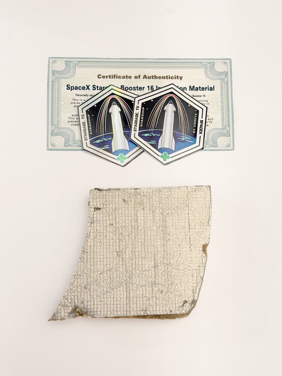 SpaceX Starship Super Heavy Booster 16 Relic Flight 10 - Insul Panel