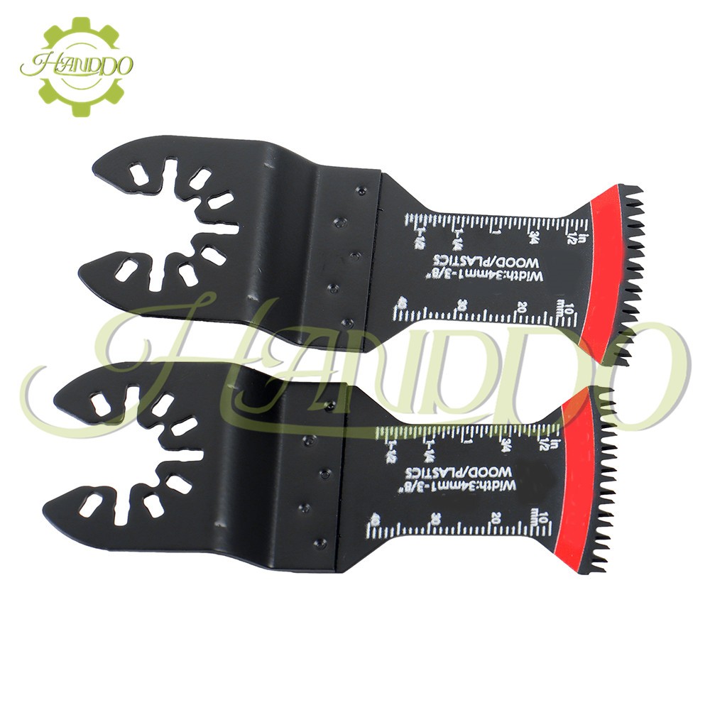 10PCS Japanese Tooth Arc-Shaped Edge Multi Tool Blades for Plastic Tool Blade