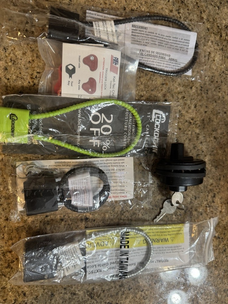 Lot gun cable locks