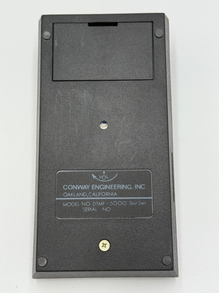 Conway Engineering DTMF-5000 Dual-Tone Multi Frequency Analyzer UNTESTED