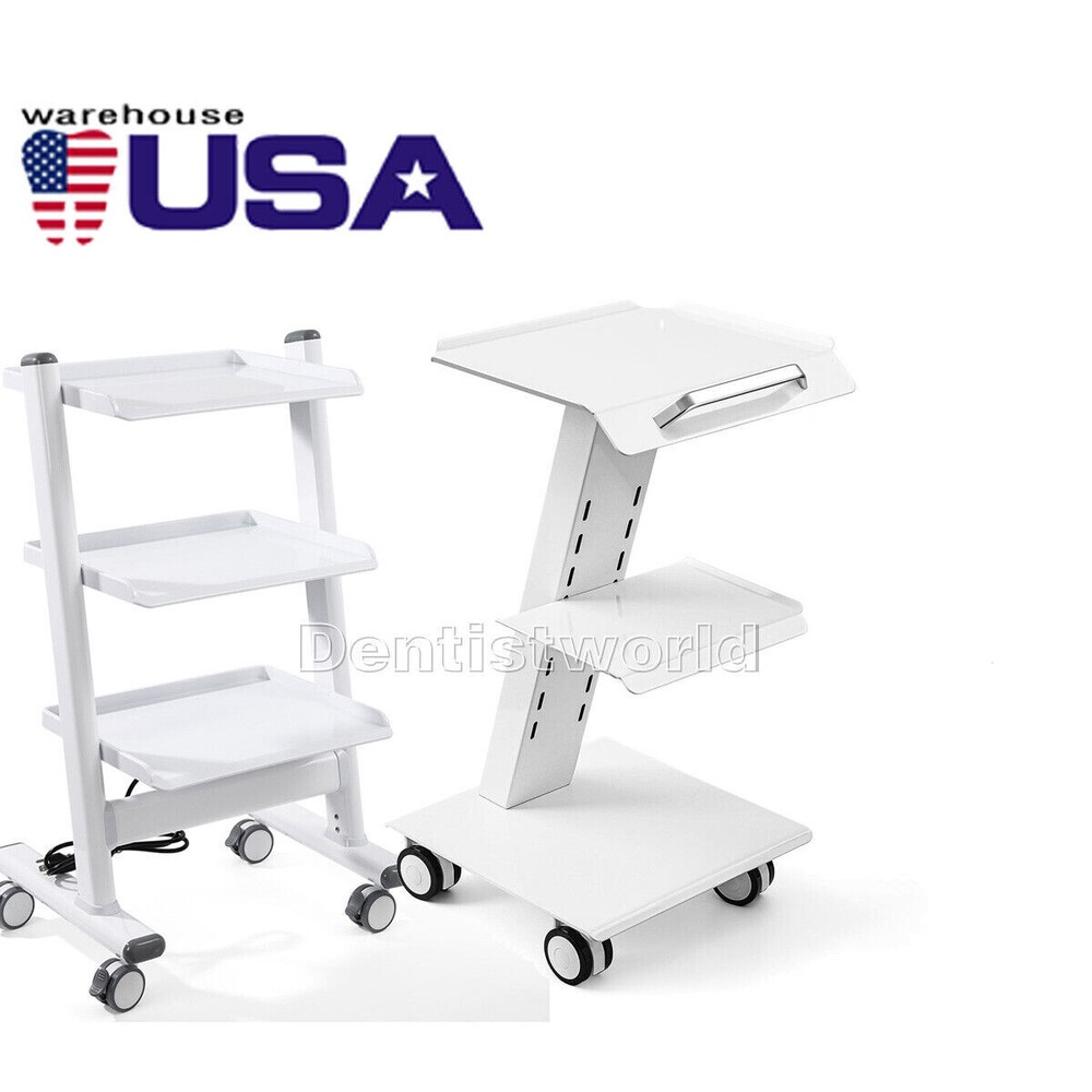3Layer Dental Mobile Cabinet Trolley Built-in Socket/Trolley & Auto-water System