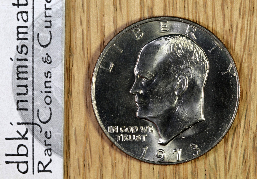 1973 D Eisenhower Ike $1 Dollar - BU - Choice Uncirculated