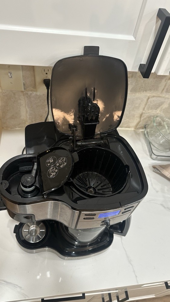 Hamilton Beach 49980A 12 Cup Filter Coffee Machine Black Silver Programmable Ca…