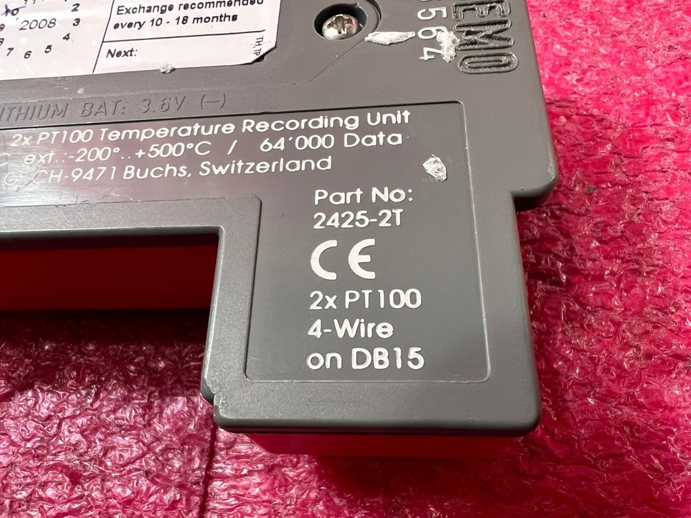 ELPRO ECOLOG TP2 PT100 Temperature Recording Unit 2425-2T