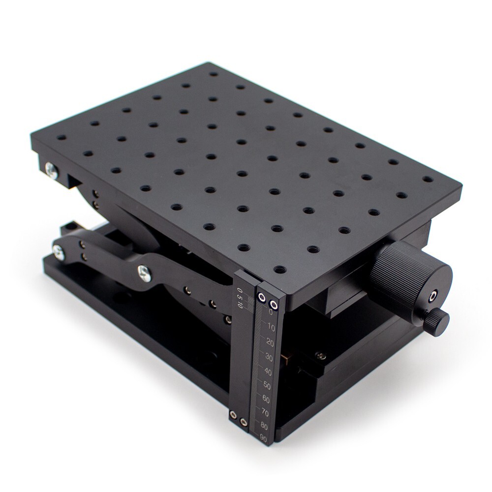 HTZ210 Z-Axis Lifting Table Manual Fine-Tuning Platform Lab Displacement Slide