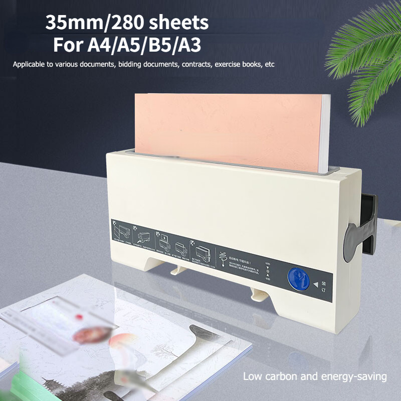 Thermal Fusion Binding Machine Office Automatic Gluing Machine Binding