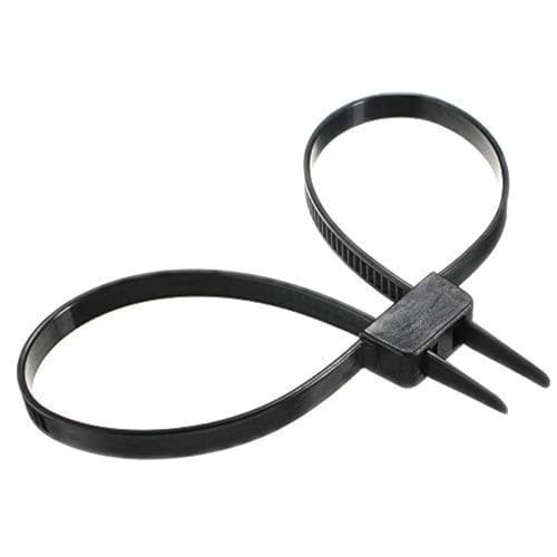 10 Pack Nylon Zip Tie Handcuffs 27.5in Strong Plastic Security Restraints