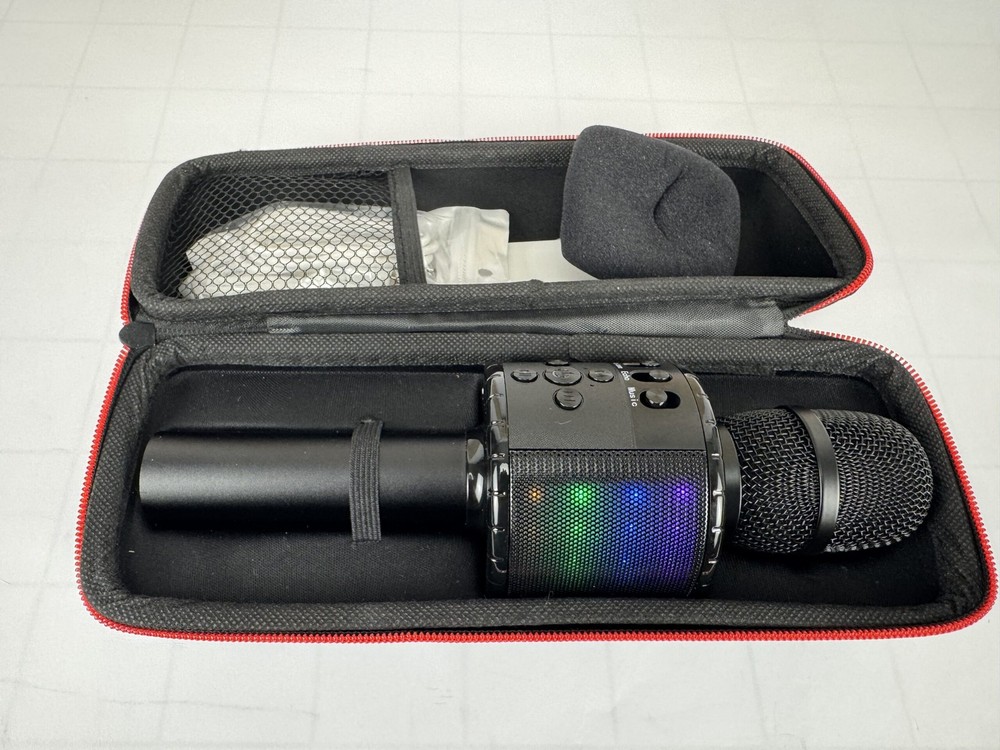 BONAOK Wireless Microphone & HIFI Speaker - Black