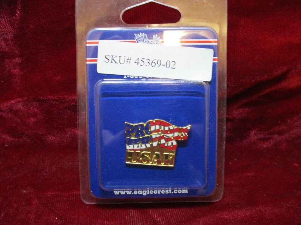 Proudly Served USAF Pin